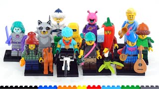 LEGO Collectible Minifigures Series 22 review! New animals, molds, & colors