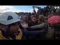 cheers erupt as rescuers save whole family in syria voa news