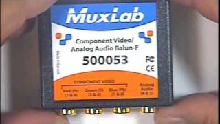 500053 Muxlab Component Video+Mono Audio