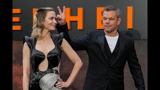Emily Blunt & Matt Damon | "Oppenheimer" junket full interview