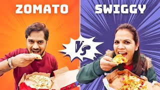 🍕 Zomato vs Swiggy- The ULTIMATE Pizzaa Battle! 🍕