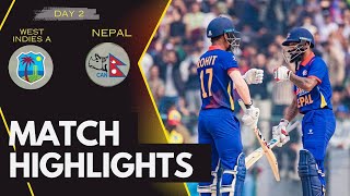 NEPAL VS WEST INDIES HighlightsT20 SERIES 2024 - DAY 2 | Historical Match |