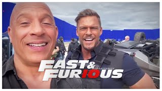 Fast & Furious 10: Vin Diesel & Alan Ritchson On Set 🎥