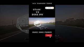 Duke 390 VS GT 650 POWER OF DUKE 390 #rider #risk #duke390 #gt650 @Alldangerzone