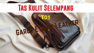 Tas Kulit Selempang Pria Asli Garut (T01)