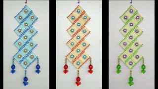 DIY - AWESOME WALL TORAN CRAFT MAKING FROM MATCHSTICK || BEAUTIFUL MATCHSTICK CRAFT FOR WALL TORAN