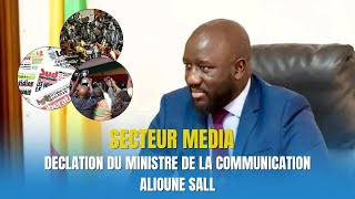 DIRECT🔴Direct - Publication de la liste Officielle des Médias : Déclaration du ministre Aliou Sall