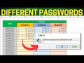 How to Create Different Passwords to Different Employees in Excel