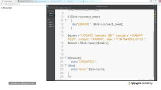 Learn PHPmyAdmin MySQL database: Lesson 09