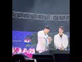 awas kena baju wkwk Sehun Chanyeol back to back fancon Jakarta