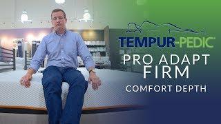 Tempurpedic Pro Adapt Firm Mattress Comfort Depth 1