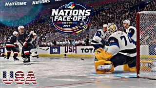 USA vs Finland! 4 Nations Faceoff! NHL 25! PS5 Pro! 4K!