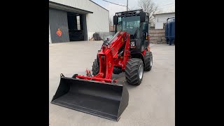 Chinese HZM hydrostatic 810T 1ton telescopic loader function show- nice price supply