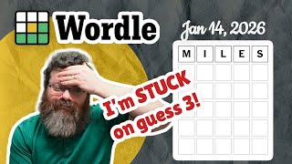 How is this so hard? | Wordle #1670 (Jan 14th, 2026)