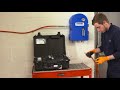 how to use the f4500 safe air tester factair