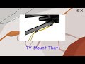 monoprice premium pull down above fireplace tv wall mount motorized electric for 37