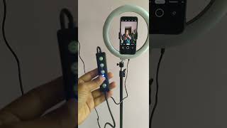 Unboxing RGB ring light with Tripod stand | #meesho products review under 600/- #shorts #viral
