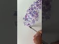 How to paint watercolor lilac flowers? #shorts #shortvideo #shortsvideo #watercolortutorial