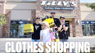 CLOTHES SHOPPING FOR GROWING FAMILY OF SEVEN | CLOTHING SHOPPING HAUL