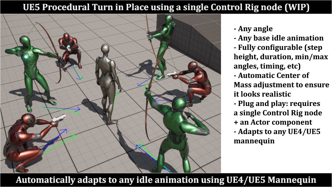 UE4/UE5 Procedural Turn In Place - YouTube