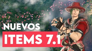 🍸 Todos los NUEVOS ITEMS del parche 7.1! | FFXIV Español 🍎 Aebon