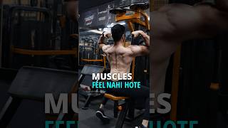 💪 Back Muscles Feel Nahi Hote?? Do This. #shorts