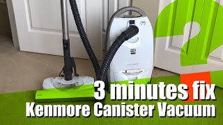 Kenmore canister vacuum power head on \u0026 off intermittently