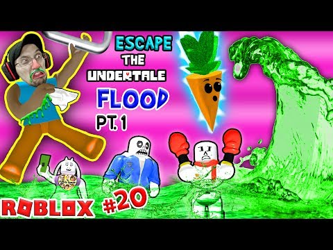 Roblox Flood Escape Undertale Drowning Sick Town Fgteev 20 - roblox flood escape undertale drowning sick town fgteev 20 gameplay skit