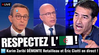 🟥 Karim Zeribi DÉMONTE Retailleau et Éric Ciotti en direct !