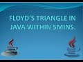 FLOYD'S TRIANGLE IN 5 MINS