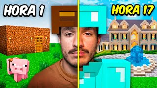 Jugué Minecraft por 24 HRS SEGUIDAS!