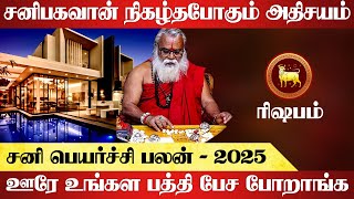 ரிஷபம் - சனியால் முடிவுக்கு வரும் 8 பிரச்சனை | சனி பெயர்ச்சி | சனி பெயர்ச்சி பலன் - ரிஷபம் 2025