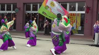 燃えろ足利！YOSAKOI祭り'20 てんしゃばフェスタ踊り子隊 - あんちゅうだんべぇ ちっとんべえな