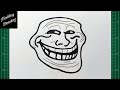 How to Draw Troll Face Easy Step by Step