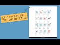 Make a Header Sticky in Elementor Pro