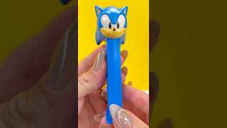 Sonic Candy Unboxing PEZ Dispenser Exclusive 🍬 #shorts #asmr #candy #unboxing