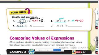 Applying Integer Operations