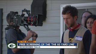 Movie Theater in Menomonee Falls offering free showing of The 60 Yard Line Wednesday night