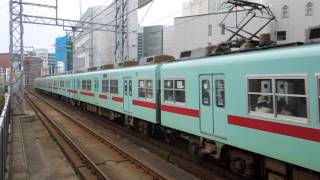 西鉄5000形急行 薬院駅到着 Nishitetsu 5000 series EMU