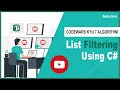 List Filtering Using Csharp |  CodeWars C# Kata 7 Algorithm Solution