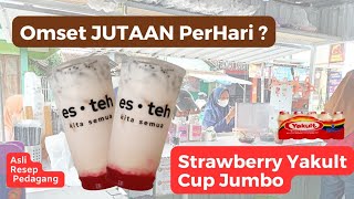 OMSET JUTAAN PERHARI???? STRAWBERRY YAKULT CUP JUMBO