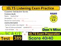 IELTS Listening Practice Test 2024 with Answers [Real Exam - 389 ]