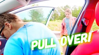 STUCK ON THE HIGHWAY (SICK) | Family 5 Vlogs