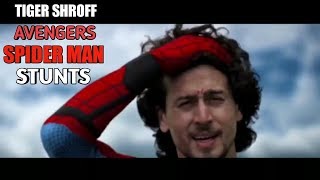 Tiger Shroff Stunts inspired by Spiderman game | Dance | Training | Bollywood News | gossips