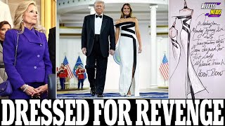 Melania Trump’s Secret Message in Her Gown! 👗✨ A Look for the Ages! 💎🇺🇸
