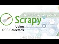 Scrapy - Web Scraping with Scrapy in Pycharm using CSS Selectors | Part - 4