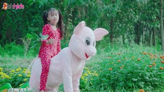 Anh Đi Chăn Heo - Bé Phương Khả Vy | NHẠC THIẾU NHI [MV]