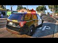 Playing GTA 5 As A POLICE OFFICER Highway Patrol| CHP| GTA 5 Lspdfr Mod|