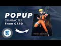 CSS - Popup Character Cards on Hover Effect | WebKitCoding