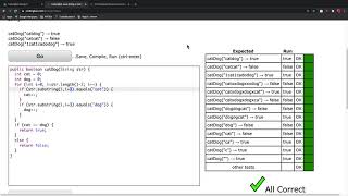 CodingBat String 2 CatDog